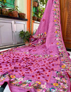 Parsi Gara Saree on Russian Silk — 02