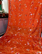 Parsi Gara Saree on Russian Silk — 03