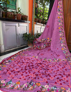 Parsi Gara Saree on Russian Silk — 02