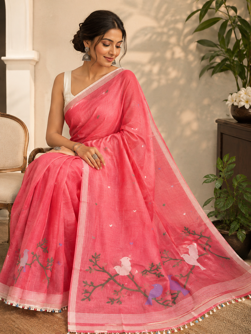 Cotton Jamdani Saree