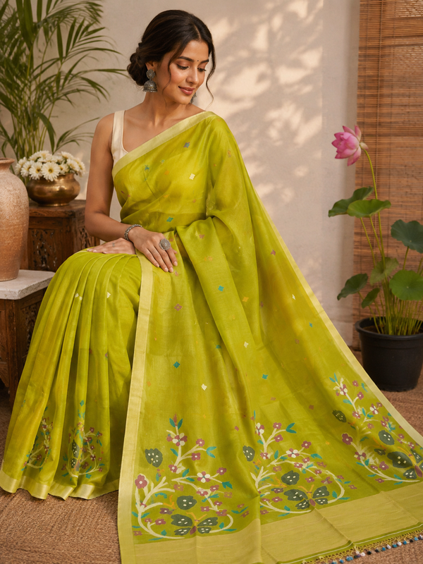 Cotton Jamdani Saree