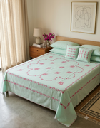 Pure Cotton Queen Size Bedsheet
