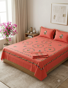 Pure Cotton Queen Size Bedsheet