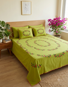 Pure Cotton Queen Size Bedsheet