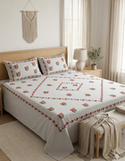 Pure Cotton King Size Bedsheet