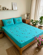 Pure Cotton Queen Size Bedsheet