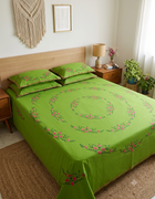 Pure Cotton Queen Size Bedsheet