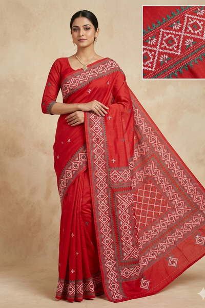 Kantha Saree