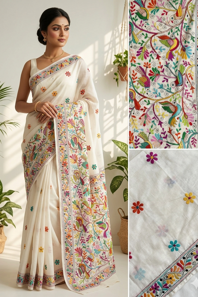 Kantha Saree