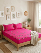 Pure Cotton Queen Size Bedsheet
