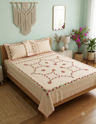 Pure Cotton Queen Size Bedsheet