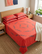 Pure Cotton Queen Size Bedsheet