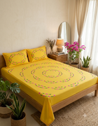 Pure Cotton Queen Size Bedsheet