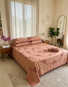 Pure Cotton Queen Size Bedsheet
