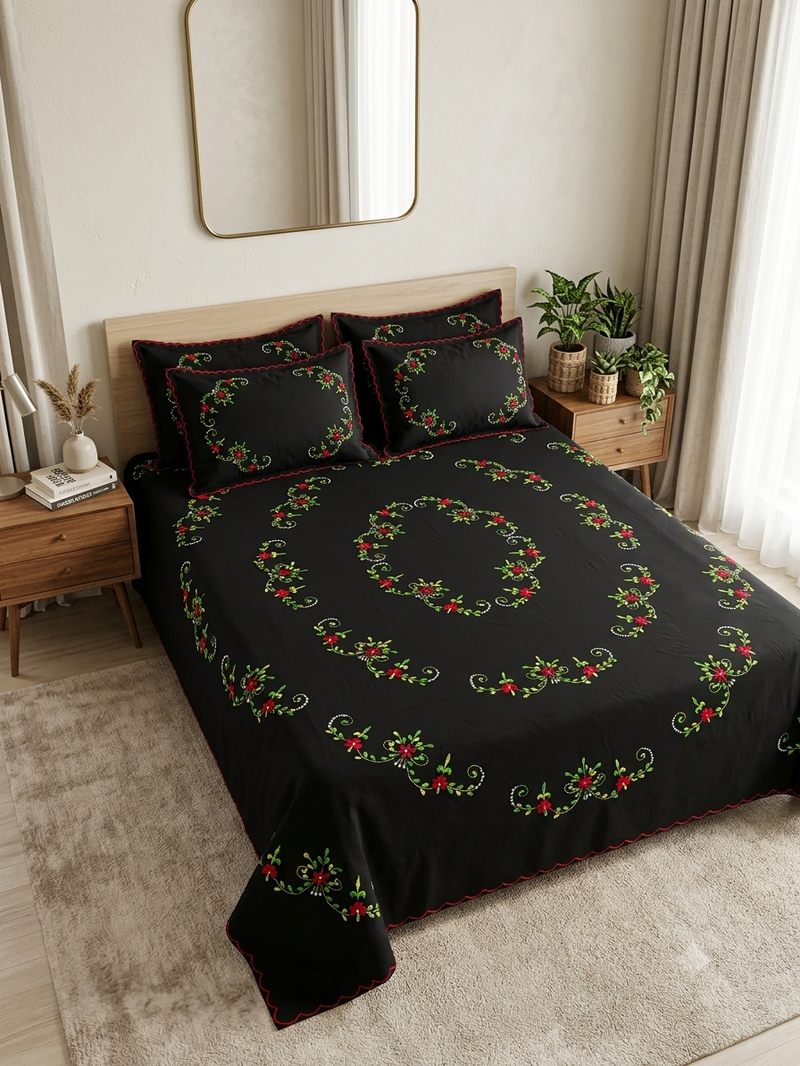 Pure Cotton Queen Size Bedsheet