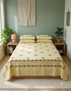 Pure Cotton Queen Size Bedsheet