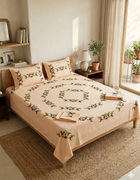 Pure Cotton King Size Bedsheet