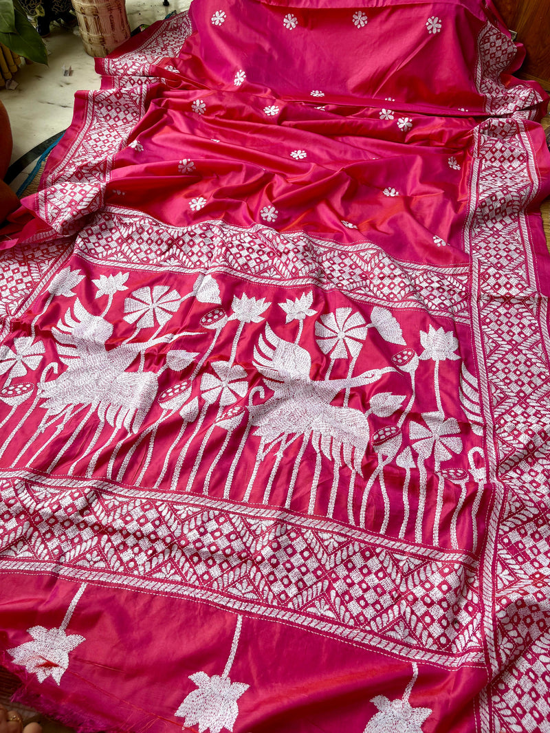 Kantha Work Saree — 23