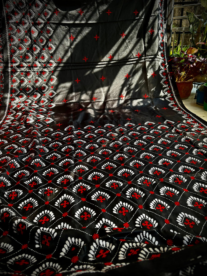 Kantha Work Saree — 25