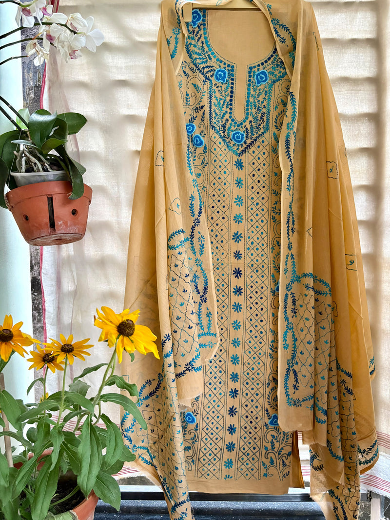 Thread Work Suit in Pure Cotton