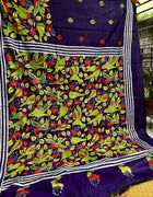Kantha Work Saree
