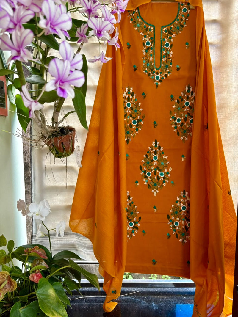 French Knot & Bullion in Pure Cotton — Orange 28