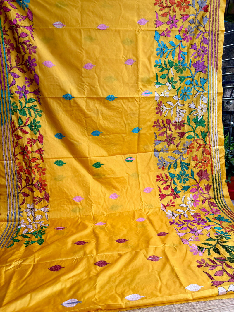 Kantha Work Saree — 05