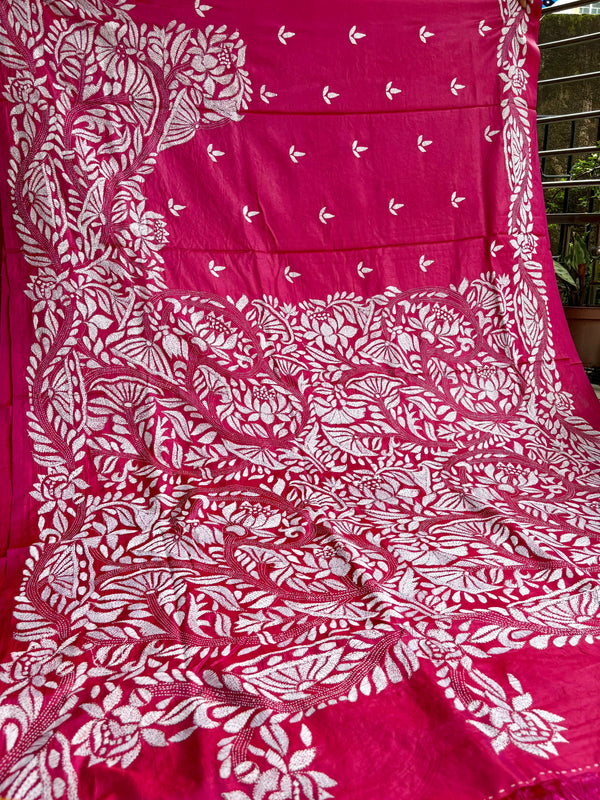 Kantha Work Saree — 07