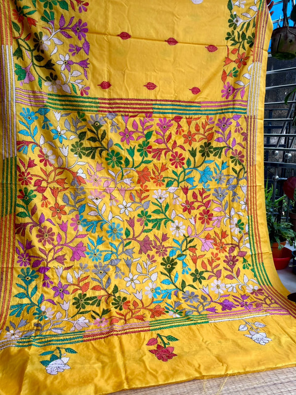 Kantha Work Saree — 05