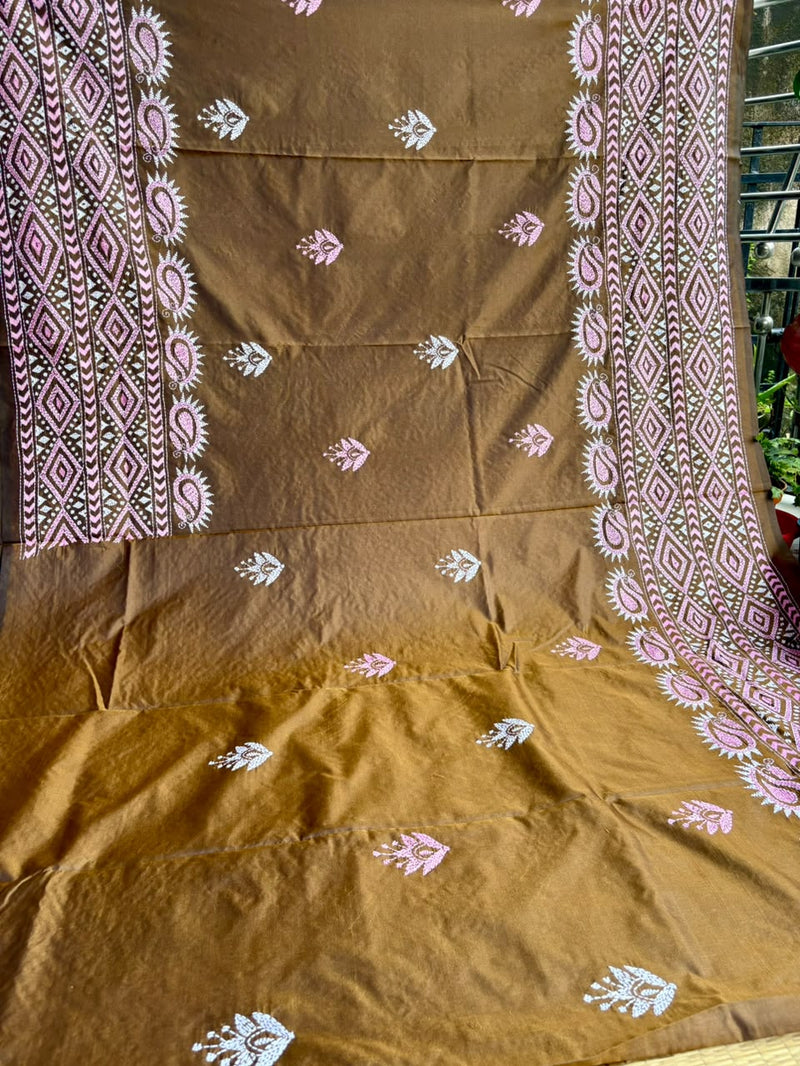 Kantha Work Saree — 13