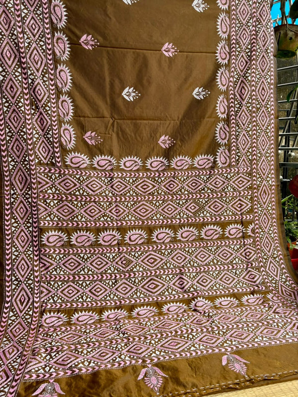 Kantha Work Saree — 13