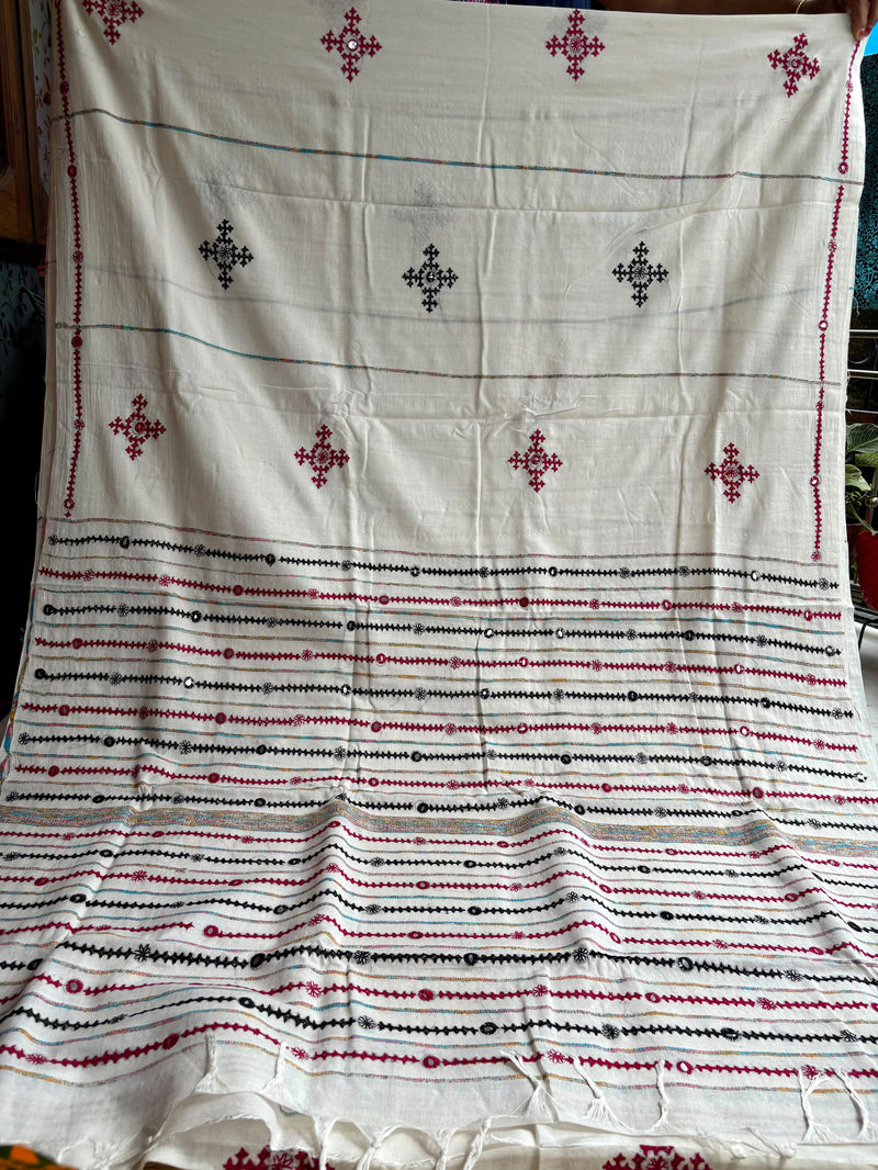 Cotton Kutch Work Saree — 19