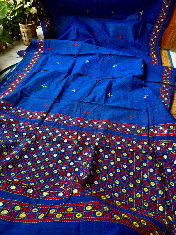Cotton Kutch Work Sarees — 02