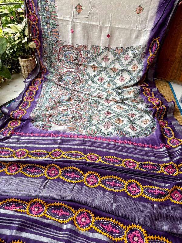 Cotton Kutch Work Sarees — 01