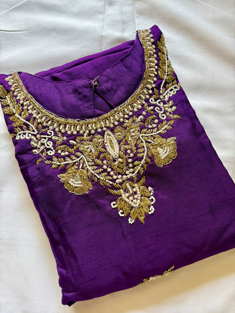 Hand Embroidered Zardozi Suits