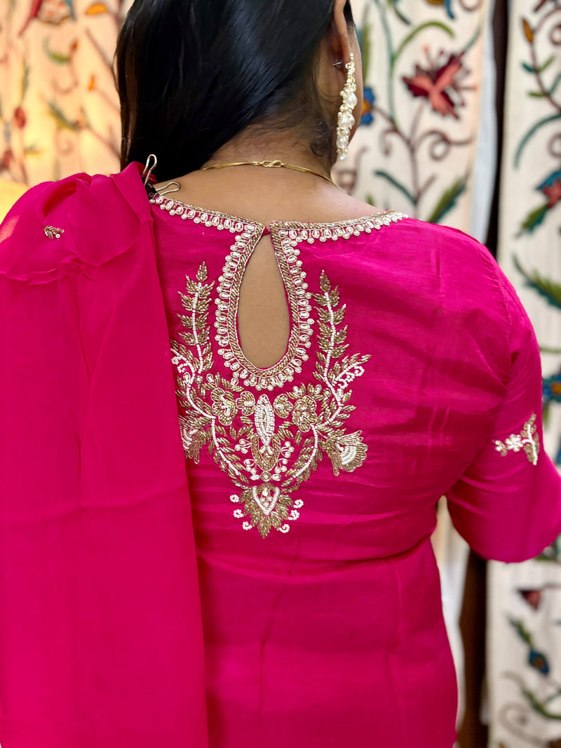 Hand Embroidered Zardosi Suits