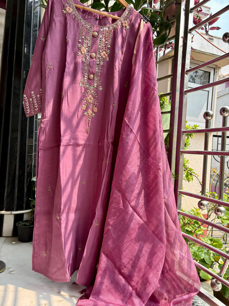 Hand Embroidered Zardosi Suits