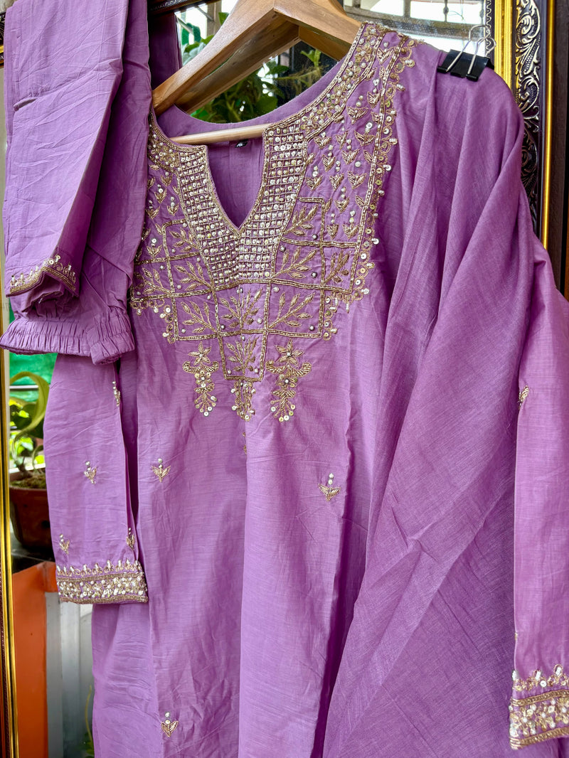 Hand Embroidered Zardozi Suits