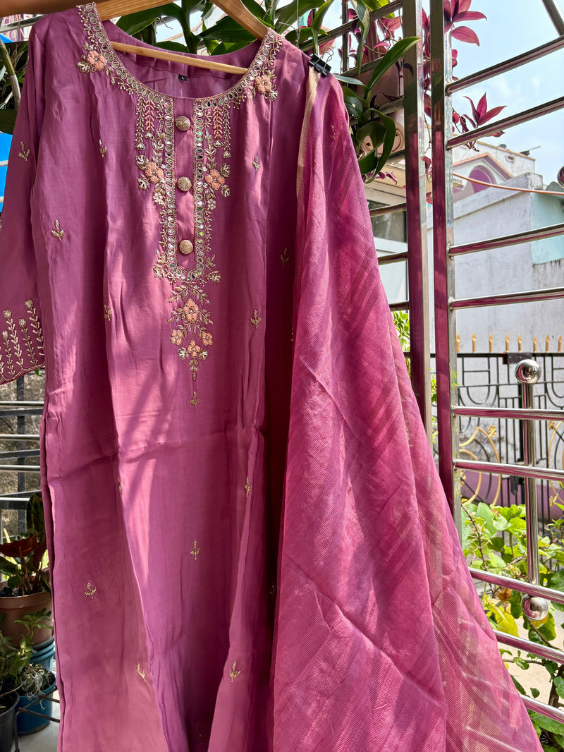 Hand Embroidered Zardosi Suits