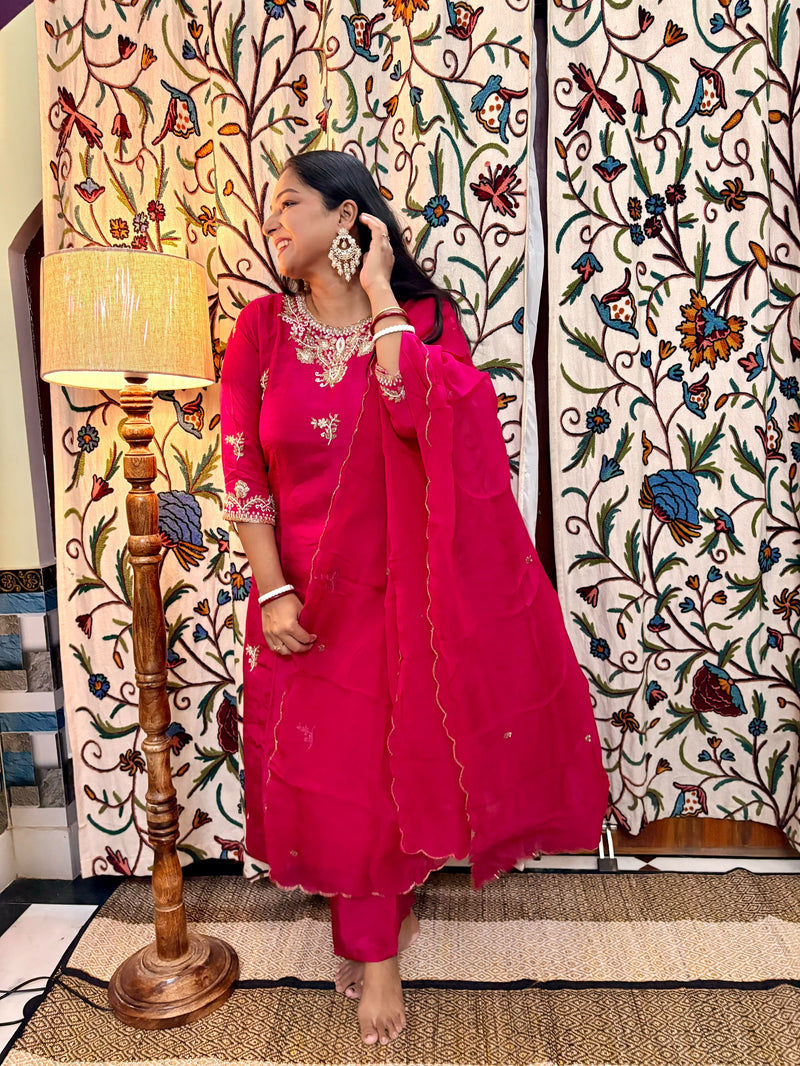 Hand Embroidered Zardosi Suits