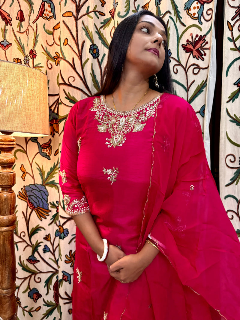 Hand Embroidered Zardosi Suits