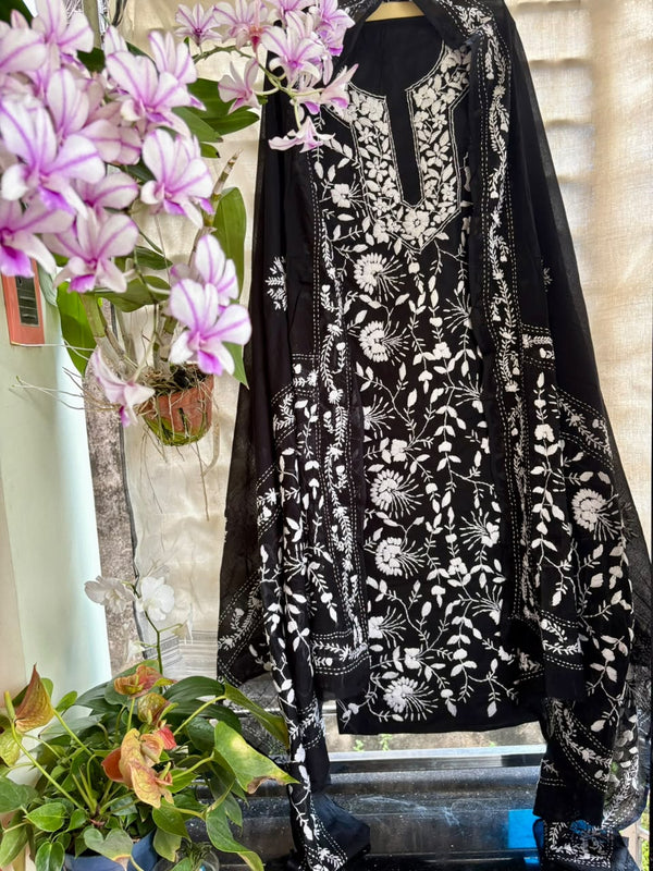 Phulkari Suit in Pure Cotton