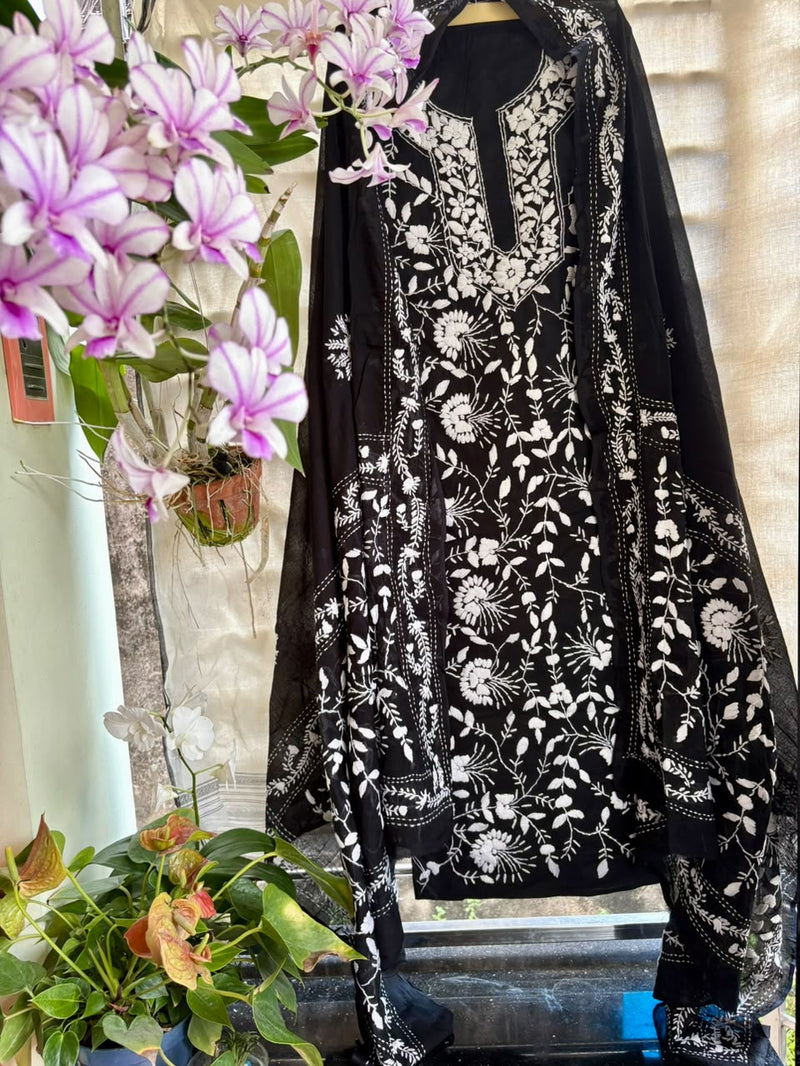 Phulkari Suit in Pure Cotton