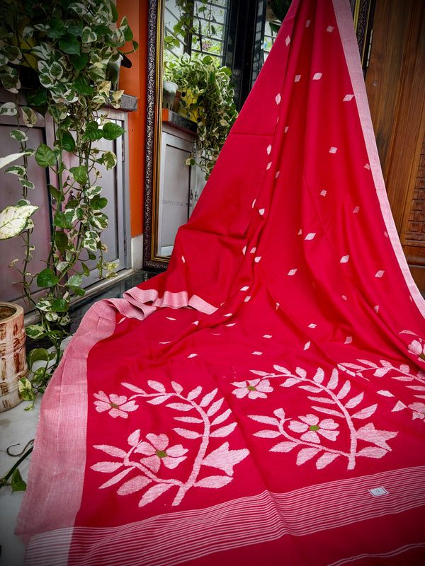 Cotton Jamdani saree