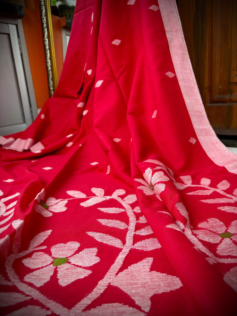 Cotton Jamdani saree
