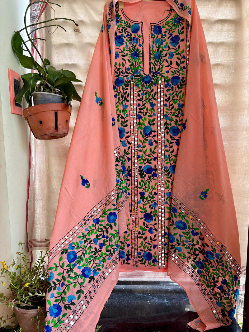 Phulkari Suit in Pure Cotton