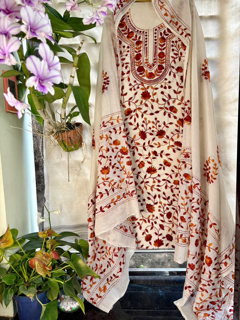 Phulkari Suit in Pure Cotton