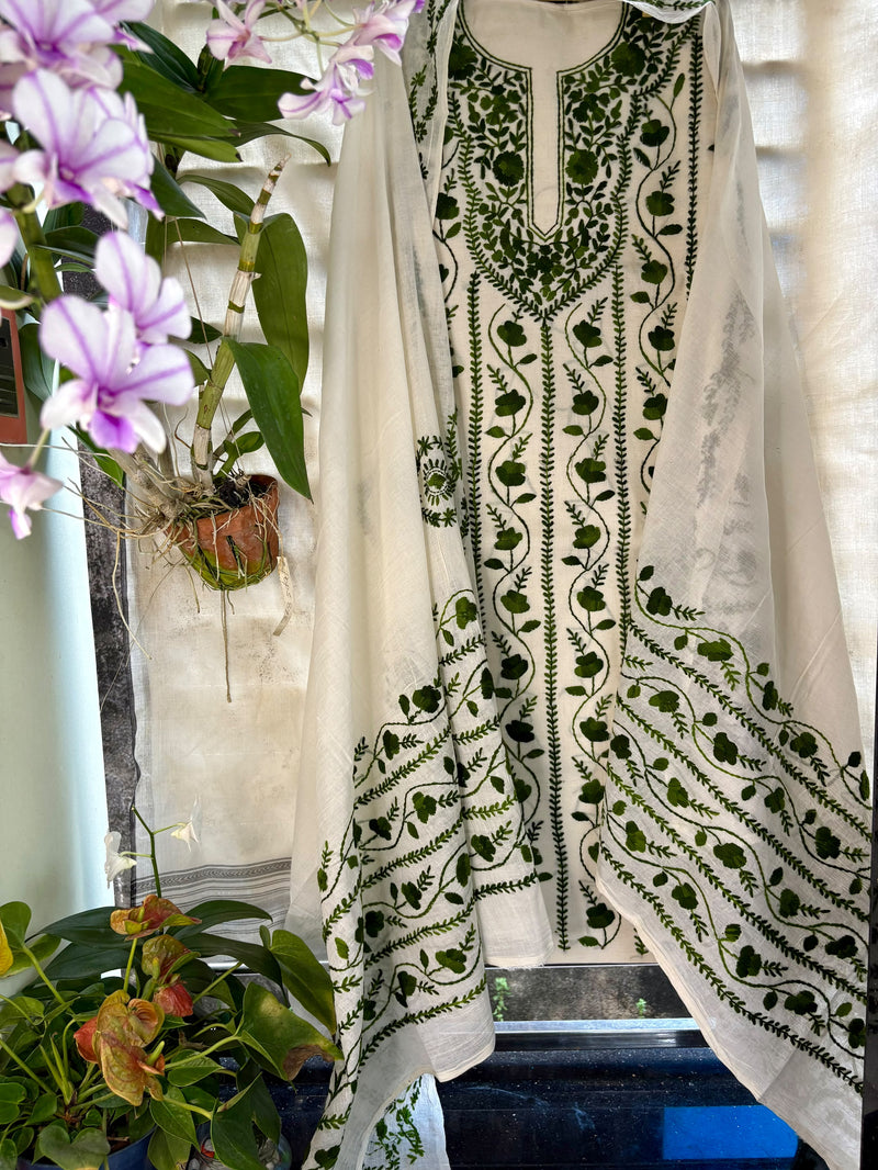 Phulkari Suit in Pure Cotton