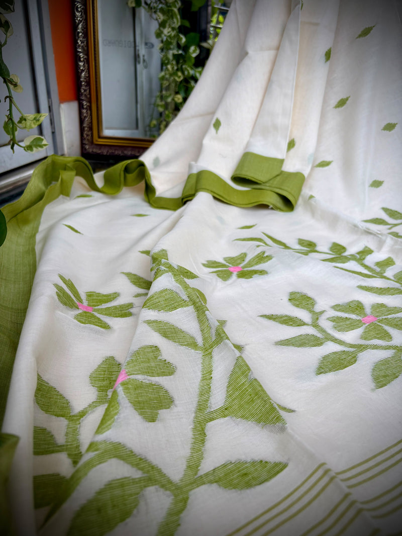 Cotton Jamdani Saree
