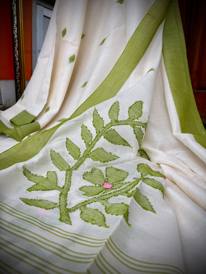 Cotton Jamdani Saree
